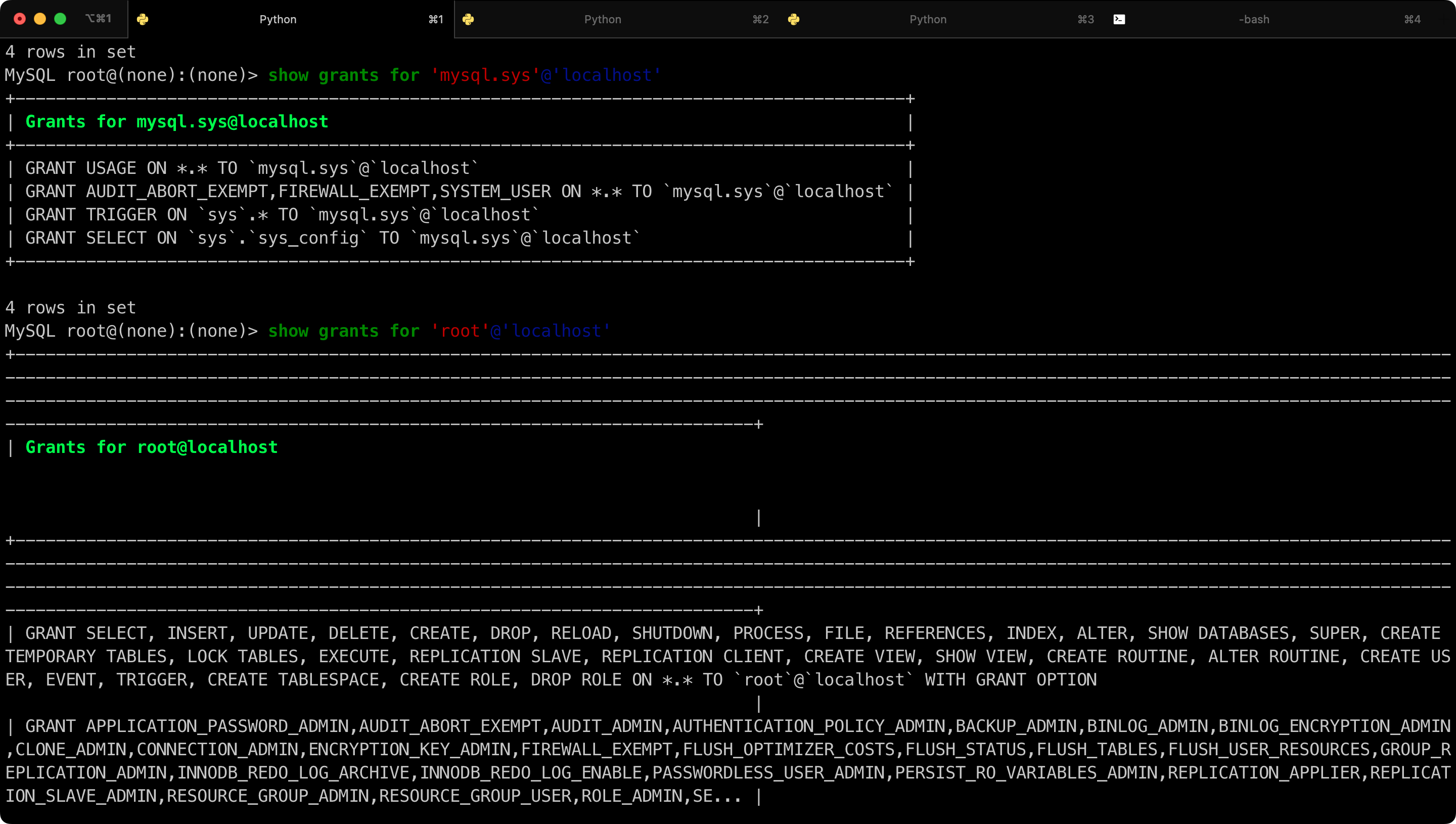 root 权限也没办法看，展示不友好