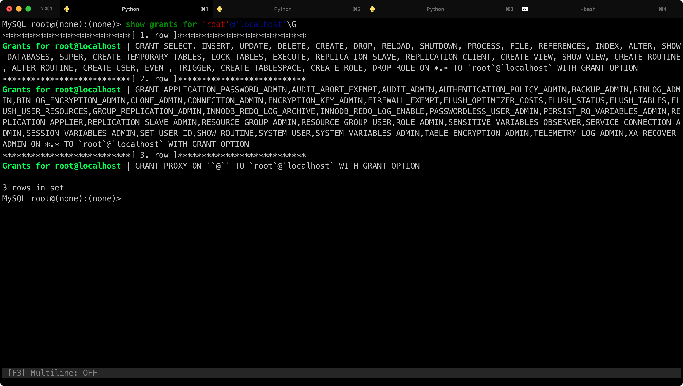 使用垂直方式查看