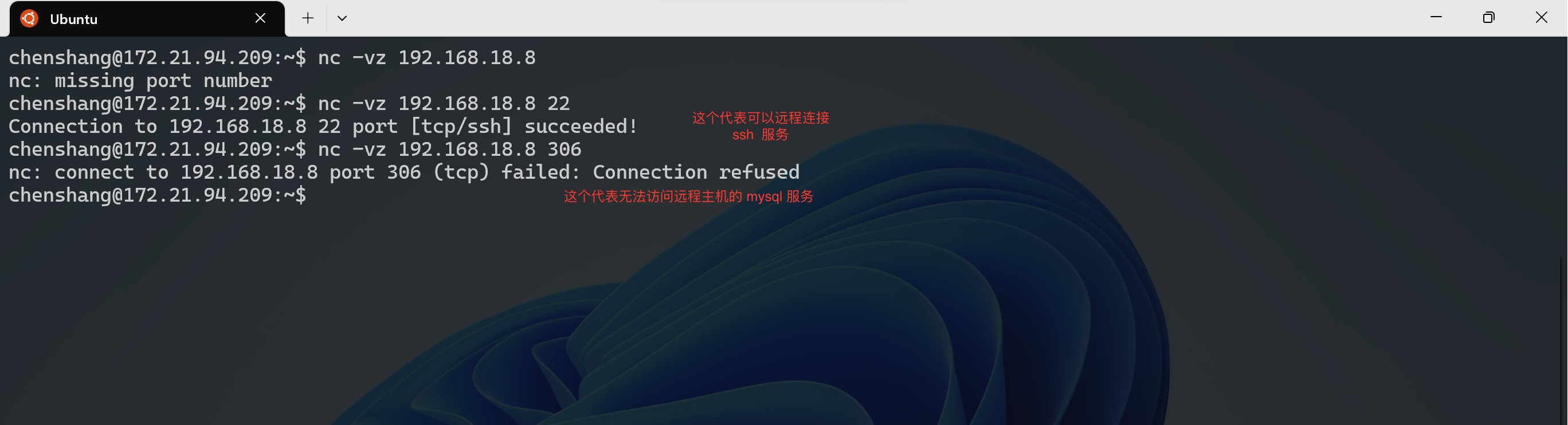 telnet 和 nc 工具对比使用: 远程访问